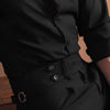 Black Split Two Buttoned Gurkha Trousers