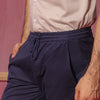 Navy Blue Slim Fit Chino Jogger Pants