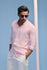 Pink Linen Regular Fit Shirt