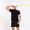 ZED Black Active Stripe Performance Training T-shirt