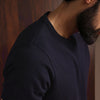 Navy Blue HQ Knitted T-shirt
