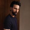 Navy Blue HQ Knitted T-shirt