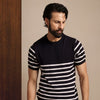 Dark Navy Nautical Knit T-Shirt