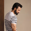 White Nautical Knit T-Shirt