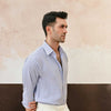 Amalfi Cream Double Pleated Trousers
