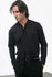 Black Flowing Shirt With Tie Detail