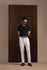 Premium White Viscose Lux Pleated Trouser
