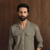 Sahara Olive Lux Linen Shirt