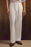White Flow Comfort Fit Lux trousers