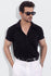 Black Jersey Long Placket Polo