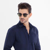 Navy Blue Oxford Premium Linen Shirt