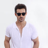 White Signature Knitted Soft Cotton Shirt