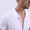 White Signature Knitted Soft Cotton Shirt