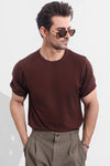 Brown HQ Knitted T-shirt
