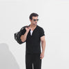 Black Signature Knitted Soft Cotton Shirt