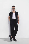 Black Signature Knitted Soft Cotton Shirt