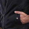 Black Nylon Bomber Jacket