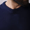 Navy Blue HQ Knitted Full Sleeves T-shirt