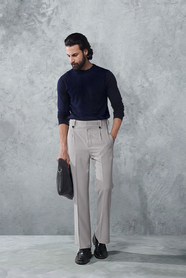 Navy Blue HQ Knitted Full Sleeves T-shirt