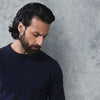 Navy Blue HQ Knitted Full Sleeves T-shirt