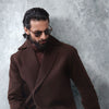 Brown Wool Pea Coat