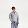 Heather Grey Relaxed Fit Zip-Top Sweatshirt