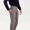Ash Grey Classic Buckle Gurkha Pants