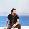 Premium Brown Silk Touch-Drawstring Linen Trouser
