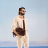 Premium Viscose Linen Beige Trousers