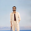 Premium Viscose Linen Beige Trousers