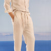 Premium Viscose Linen Beige Trousers