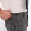 Grey Prince of Wales Check Suit Premium Trousers