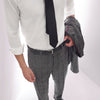 Grey Prince of Wales Check Suit Premium Trousers