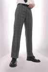 Grey Prince of Wales Check Suit Premium Trousers