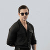 Sahara Black Lux Linen Shirt
