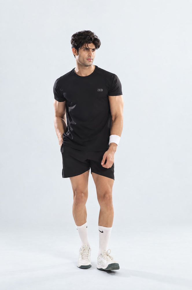 Black COURTFLOW™ Anti-Odor Active Tee