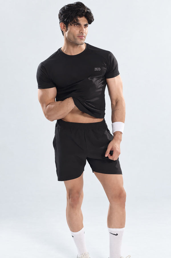 Black COURTFLOW™ Sports Shorts