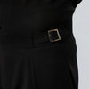 Premium Black Double Buckle Gurkha Trousers