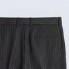 Black Hand Tailored Premium Pinstripe Trousers