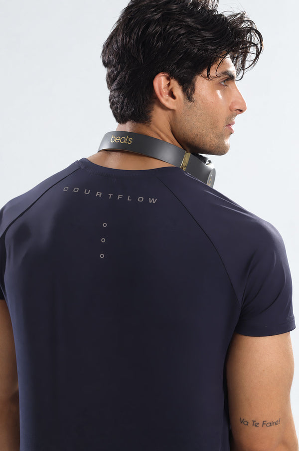 Navy Blue COURTFLOW™ Anti-Odor Active Tee
