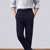 Premium Navy Viscose Classic Buckle Gurkha Pants