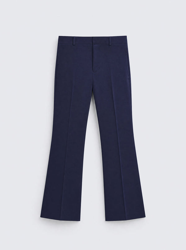 Dark Navy Riviera Flared Trousers