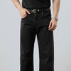 Black Relaxed Bootcut Jeans