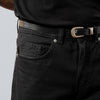 Black Relaxed Bootcut Jeans
