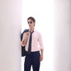 Navy Hand Tailored Premium Pinstripe Trousers