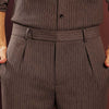 Regent Grey Pinstripe Trousers