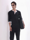 Black Pinstripe Hand Tailored Premium Trousers