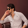 Silver Stone Chambray Oxford Shirt