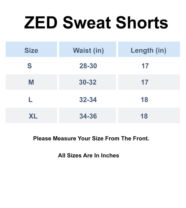 ZED Black Active Gym Performance Shorts