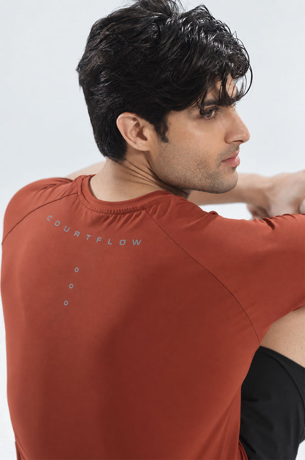 Rust COURTFLOW™ Anti-Odor Active Tee